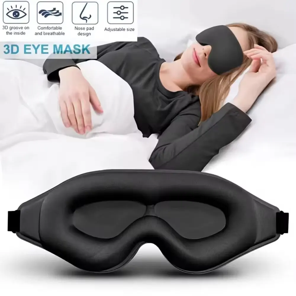 Eye Mask Sleep Travel - Máscara para Olhos 3D, Máscara de