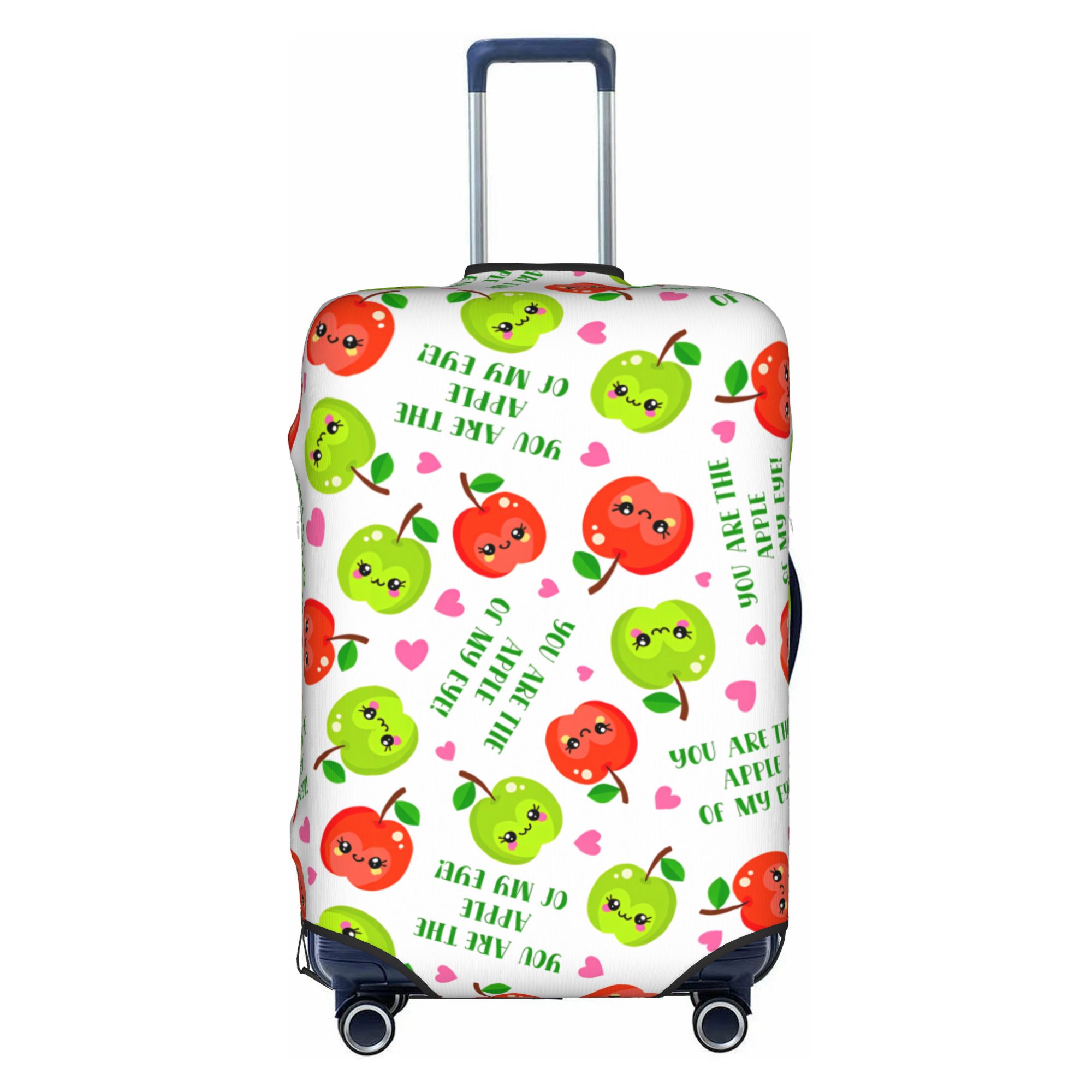 Travel Accessories Apple - Capa de bagagem com estampa de