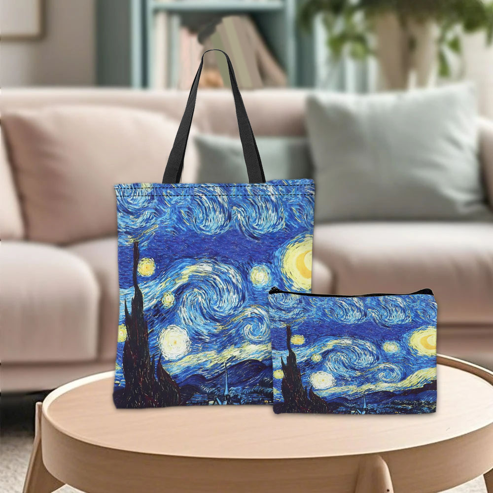 Travel Accessories Bag - Van gogh série sacola cosméticos bolsa