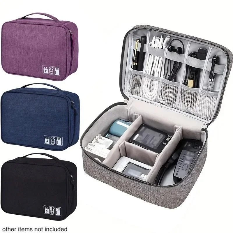 Travel Accessories As Gifts - Organizador de Eletrônicos para Viagem, Estojo