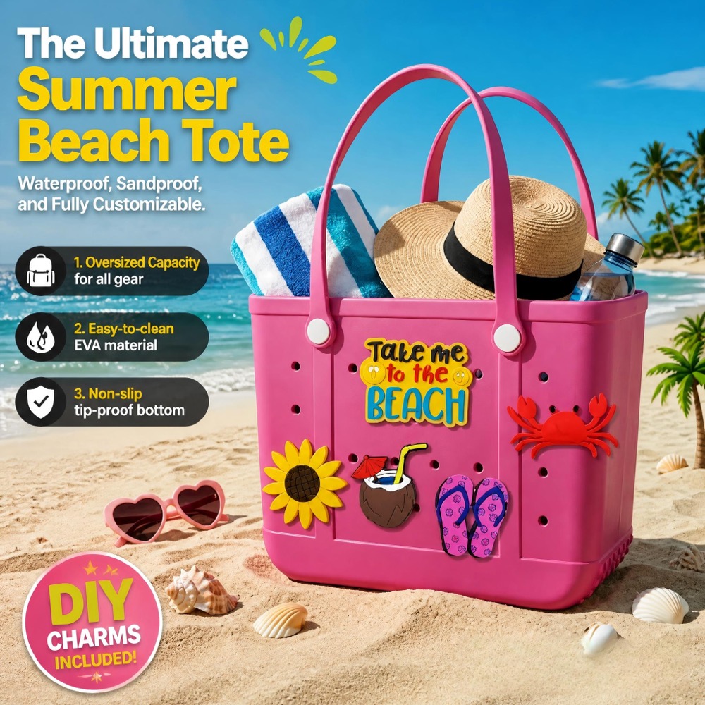 Travel Accessories Bag - Bolsa de Praia de Borracha Grande