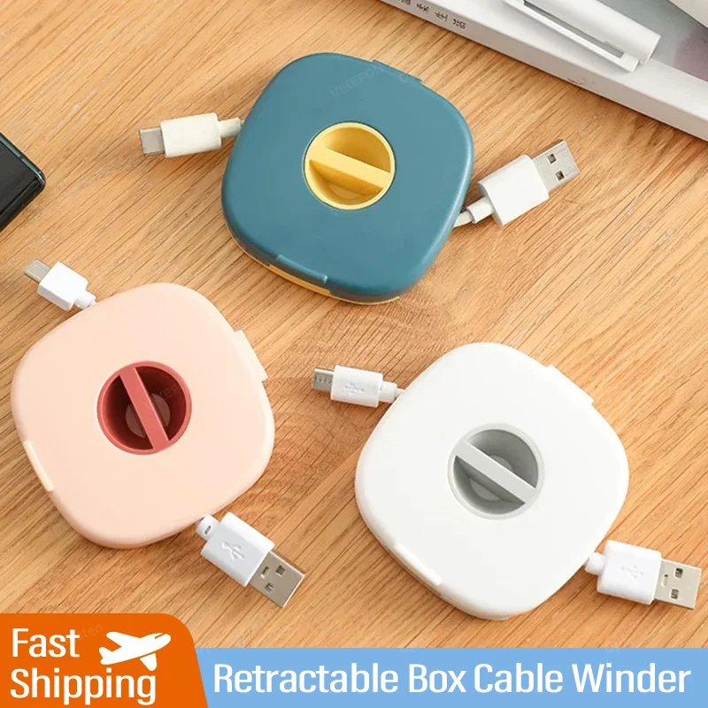Cable Organizer Travel - Organizador de Cabos Retrátil Compacto com