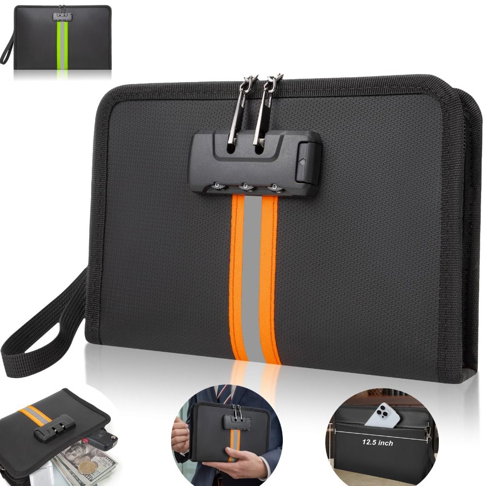 Travel Ziplock Bags - Saco de dinheiro à prova de