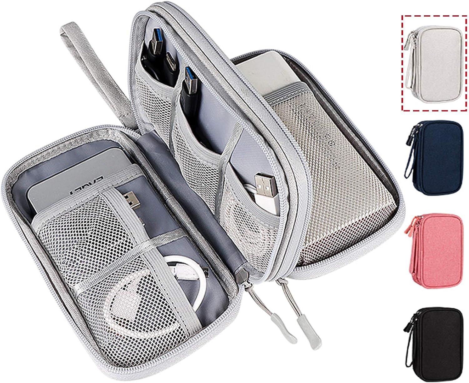 Cable Organizer Travel - Organizador de viagem saco de armazenamento
