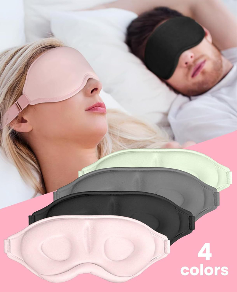 Eye Mask Sleep Travel - Máscara de Olhos 3D para Dormir,