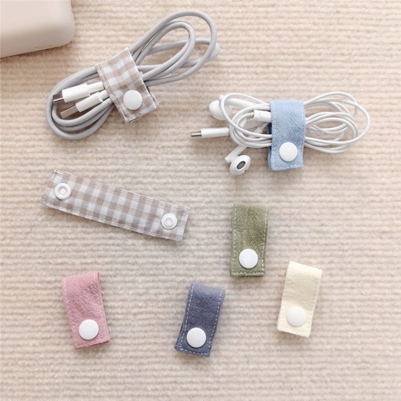 Cable Organizer Travel - Organizador de Cabos de Tecido: Abraçadeiras
