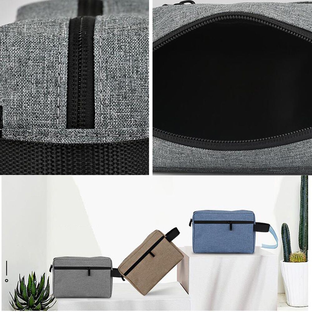 Impermeável Canvas Cosmetic Ba - Travel Accessories Toiletry Bag avaliação e preço