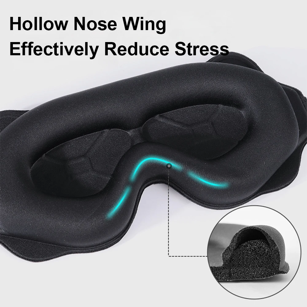 Máscara de dormir 3D que bloqu - Eye Mask Sleep Travel avaliação e preço
