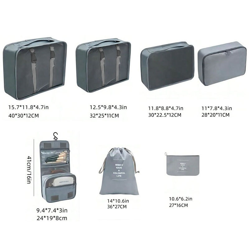 Conjunto de Organizadores de V - Travel Accessories Toiletry Bag avaliação e preço
