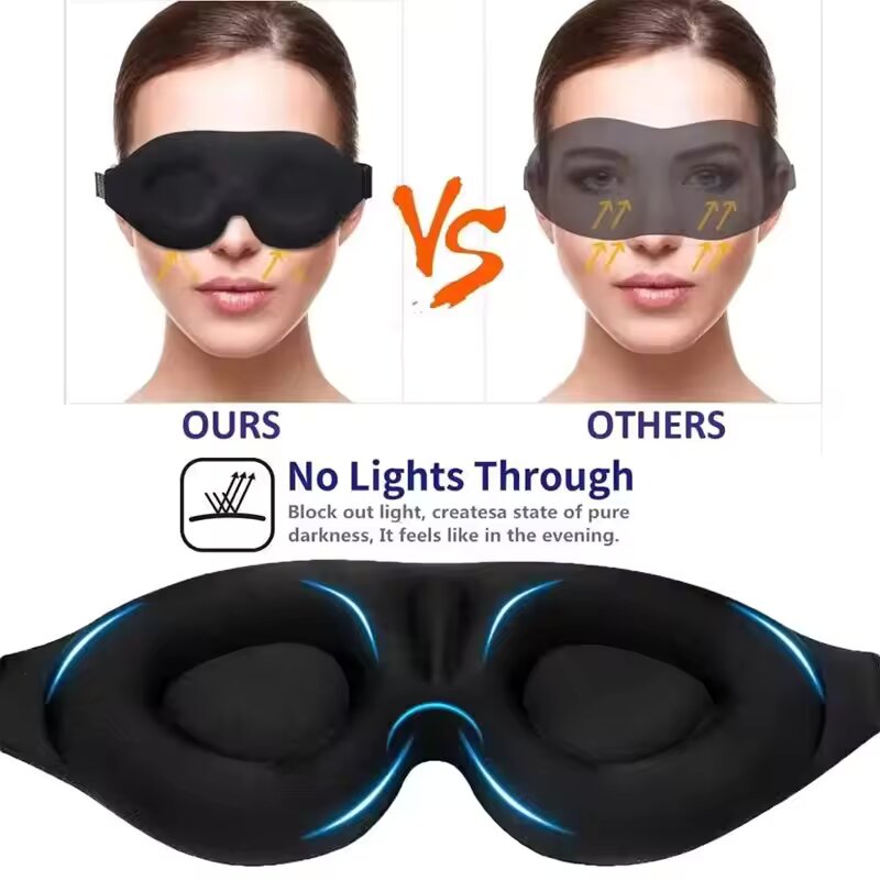 Máscara de Dormir 3D Bloqueado - Eye Mask Sleep Travel avaliação e preço