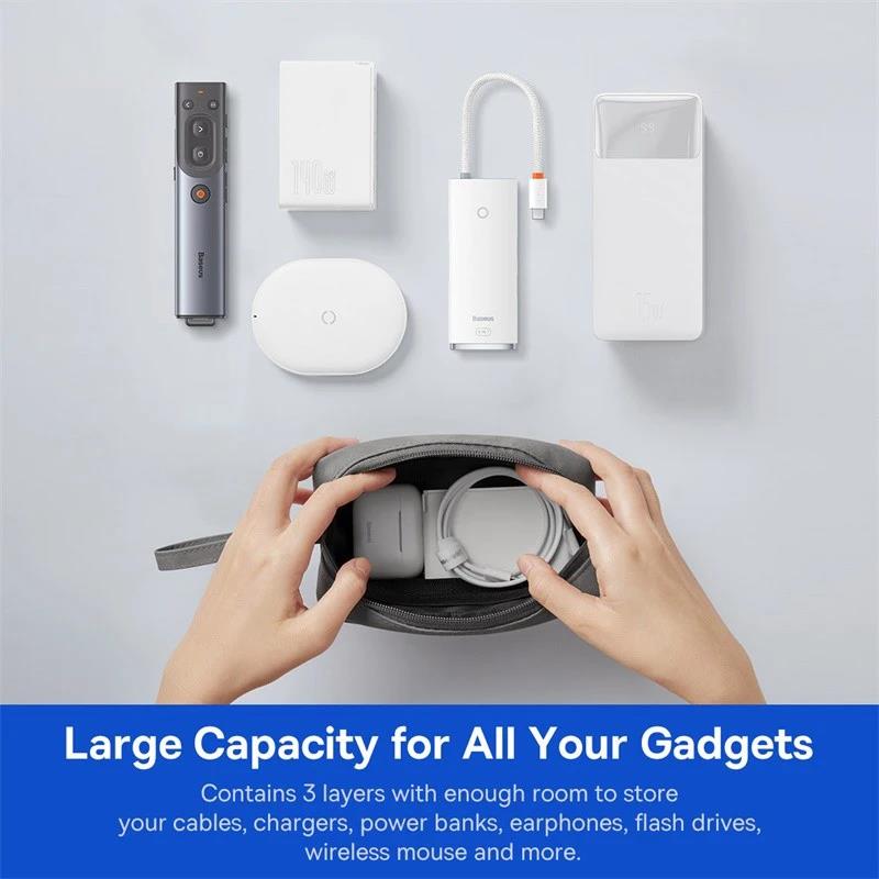 Bolsa Portátil Impermeável par - Cable Organizer Travel avaliação e preço