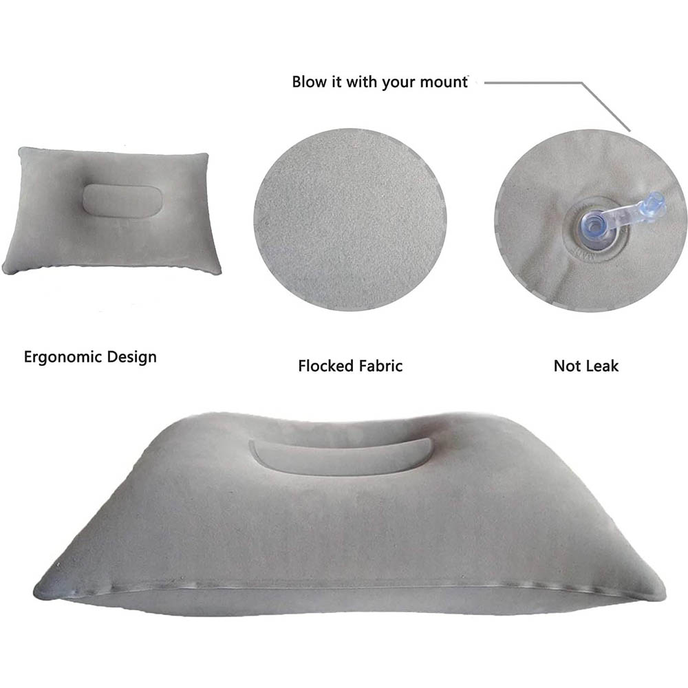 Travesseiro de viagem inflável - Travel Accessories Pillow avaliação e preço