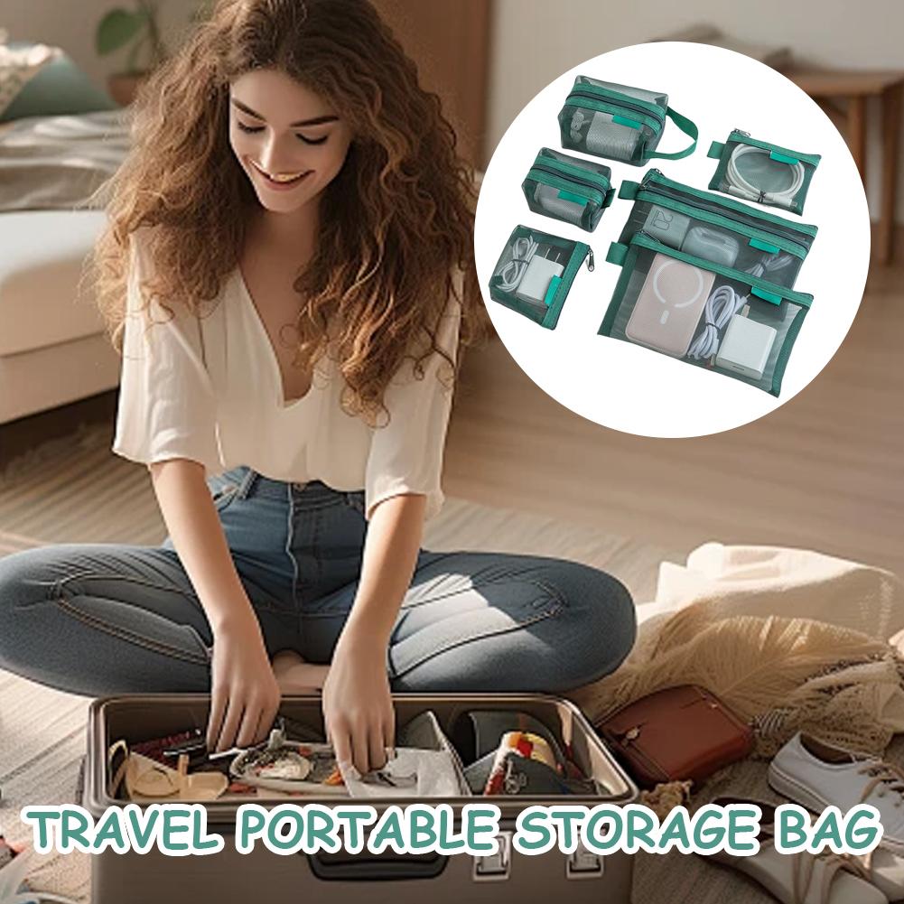Conjunto de 6 Bolsas Organizad - Cable Organizer Travel avaliação e preço