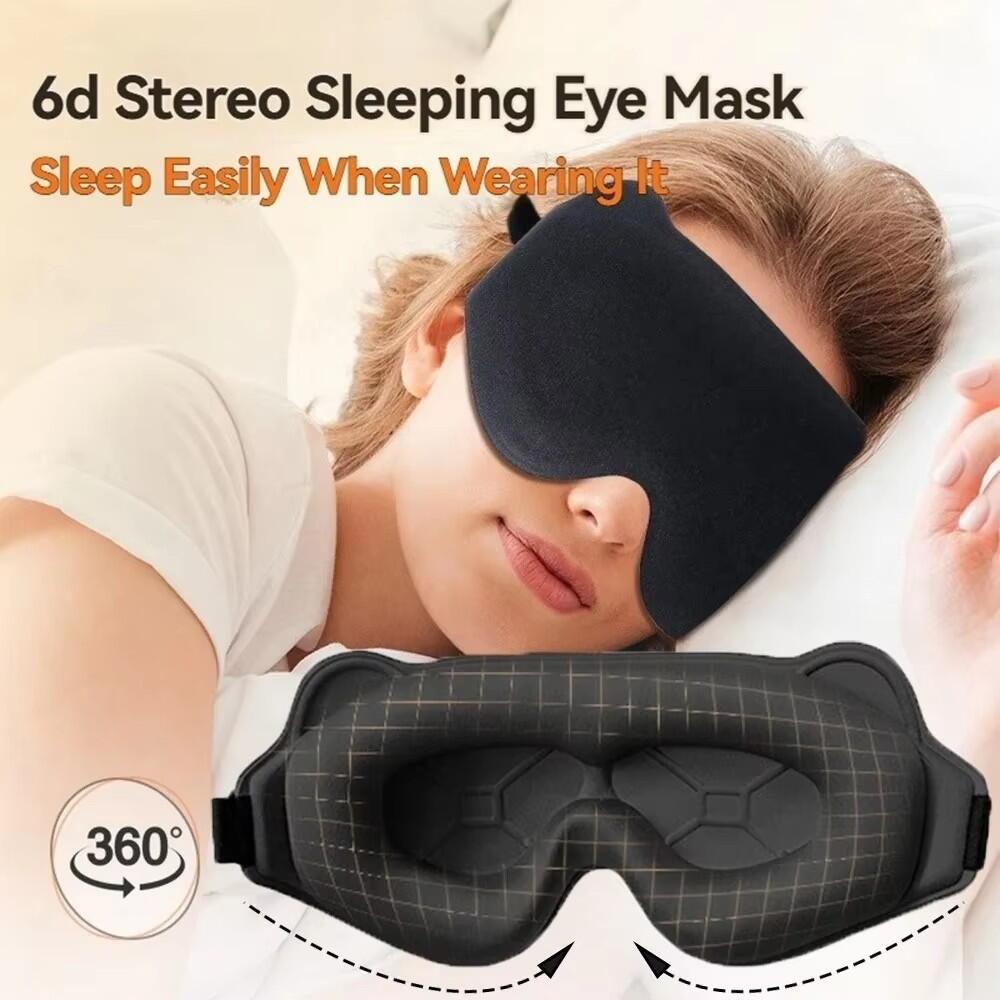 Nova Máscara de Olhos 3D para  - Eye Mask Sleep Travel avaliação e preço