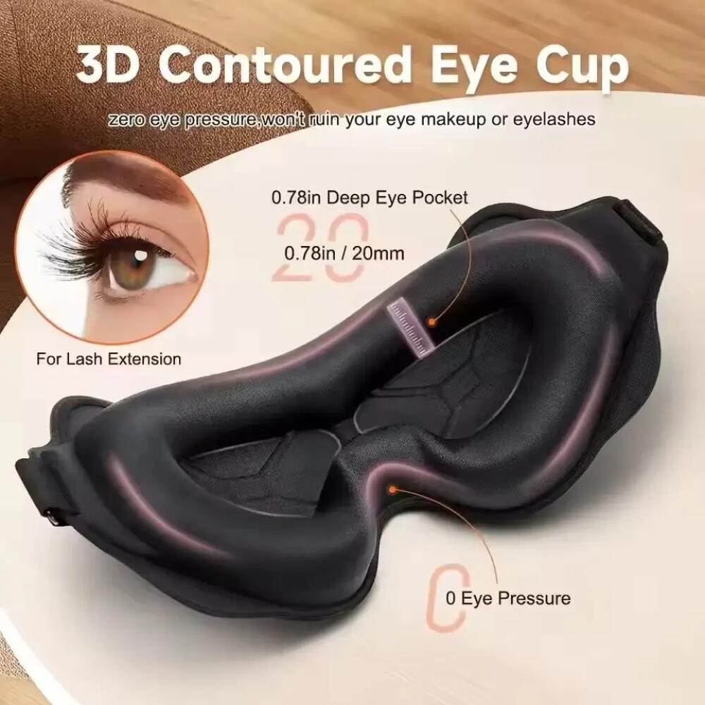Nova Máscara de Olhos 3D para  - Eye Mask Sleep Travel avaliação e preço