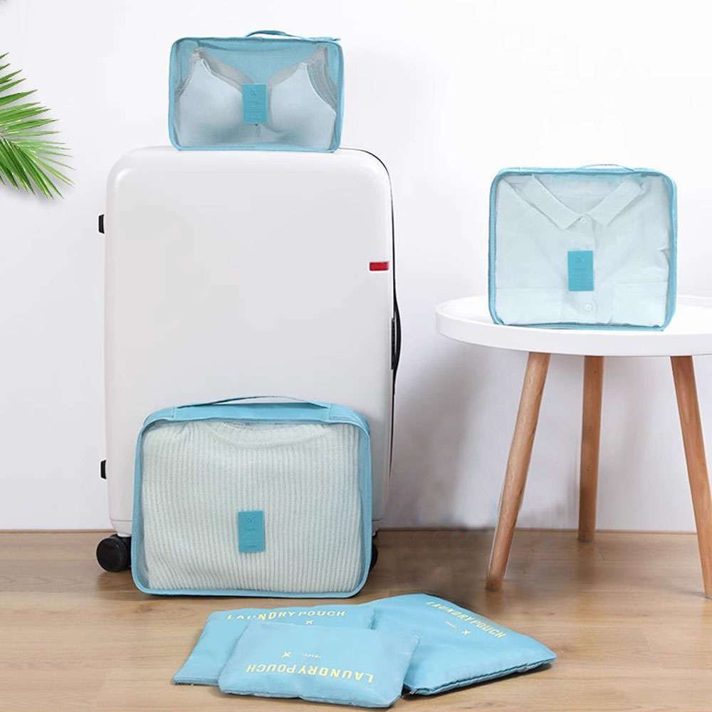 6 unidades/conjunto de bolsas  - Travel Ziplock Bags avaliação e preço