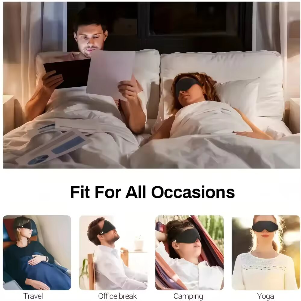 Máscara de Olhos 3D, Confortáv - Eye Mask Sleep Travel avaliação e preço