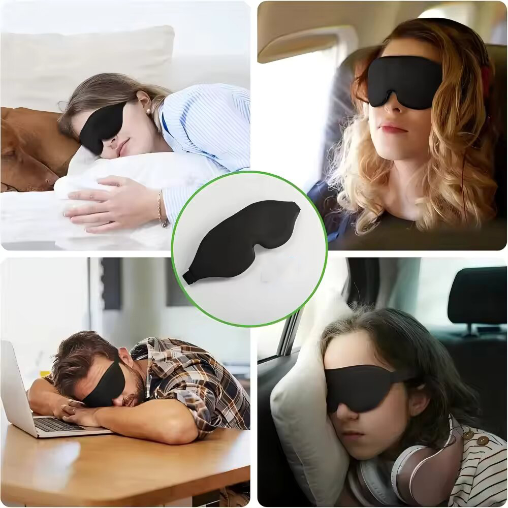 Máscara de Olhos 3D, Confortáv - Eye Mask Sleep Travel avaliação e preço