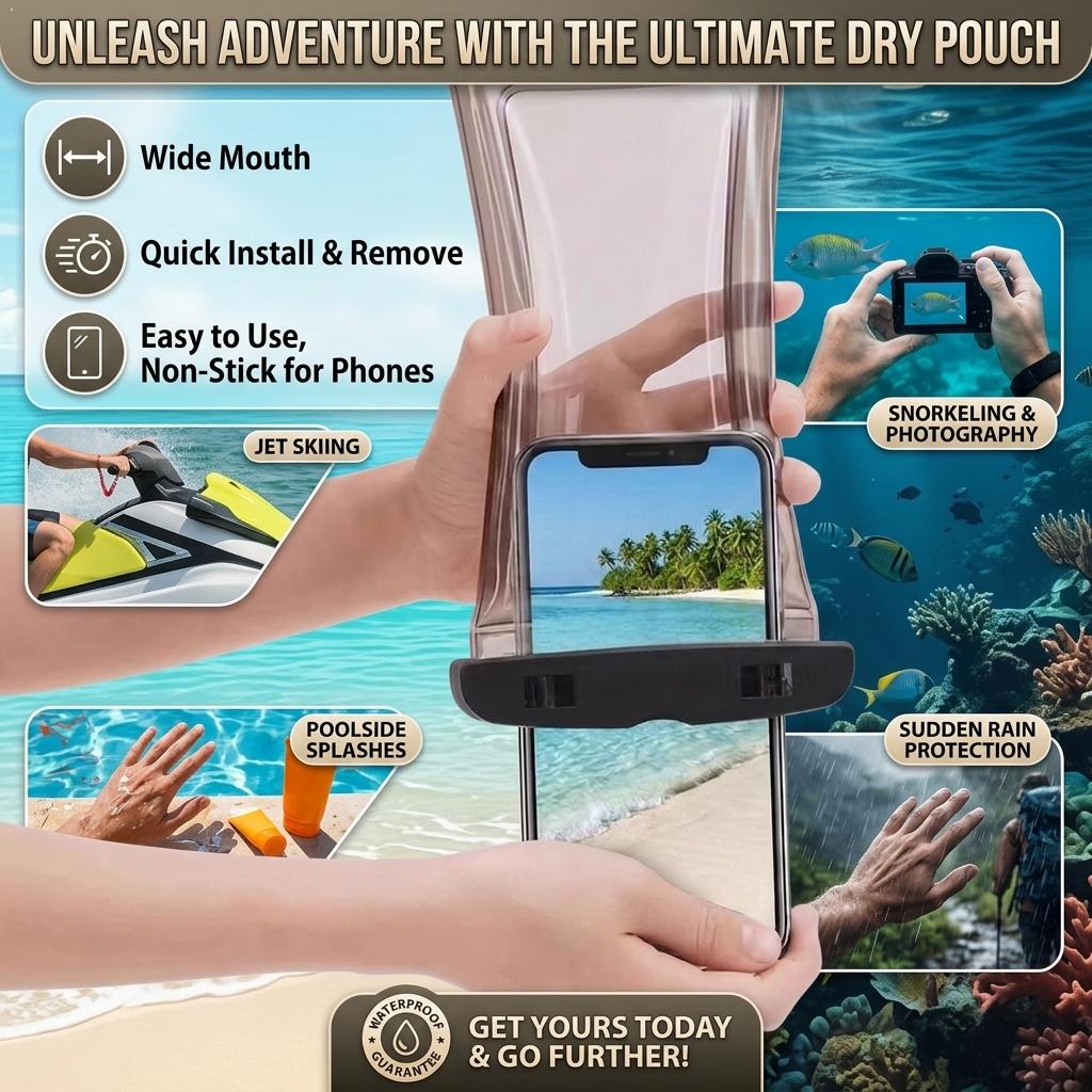 Capa de Telefone à Prova d'Águ - Travel Accessories Bag avaliação e preço
