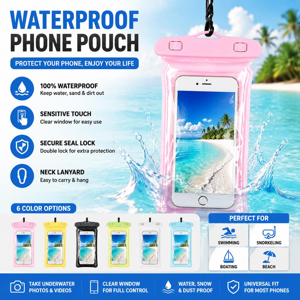 Capa de Telefone à Prova d'Águ - Travel Accessories Bag avaliação e preço