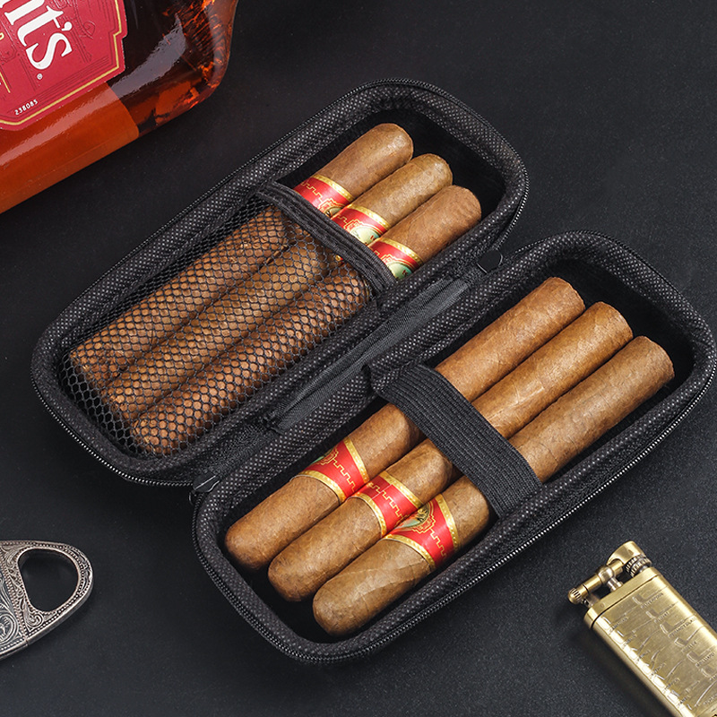 1pc portátil charuto caso de v - Travel Accessories Bag avaliação e preço