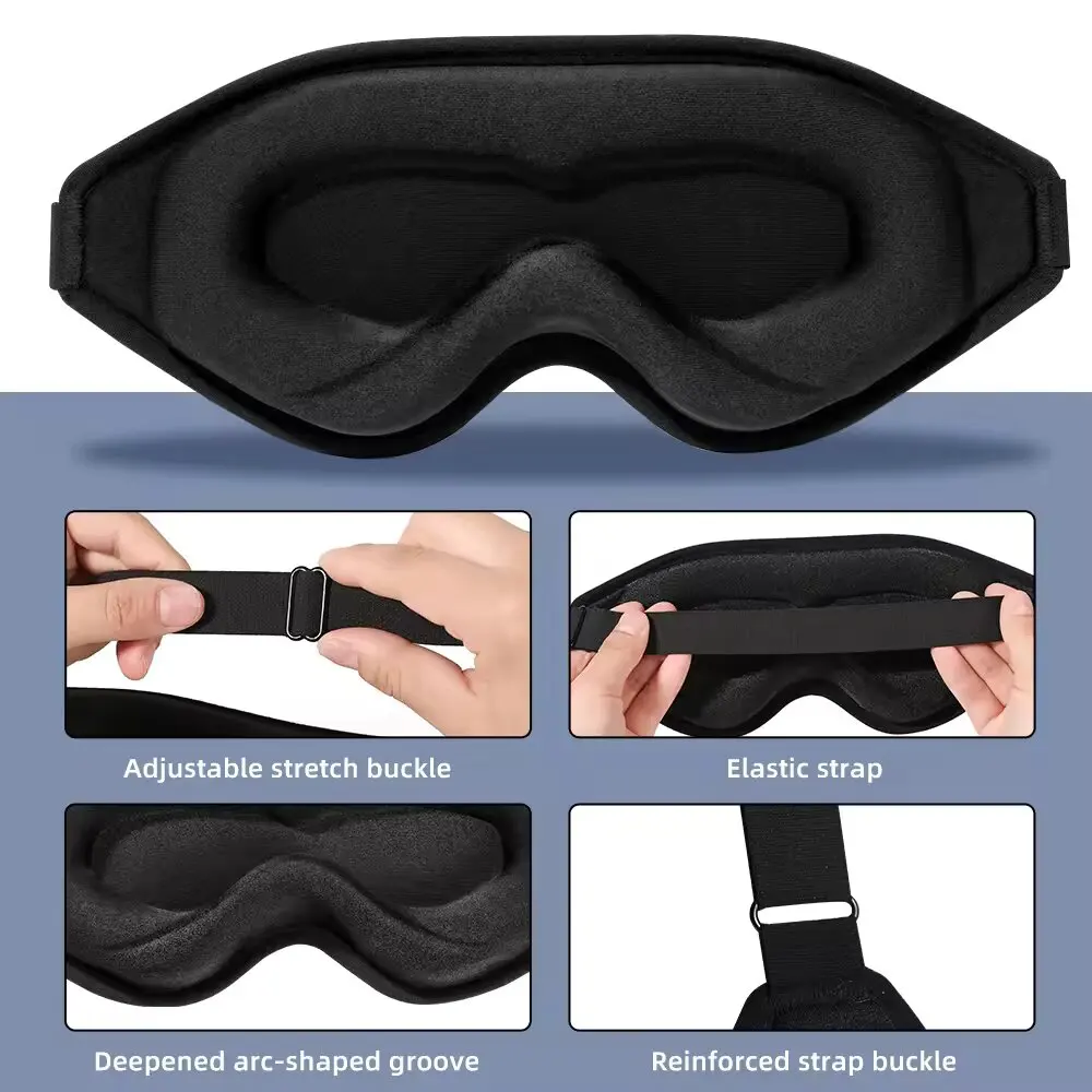 Nova Máscara de Olhos 3D para  - Eye Mask Sleep Travel avaliação e preço