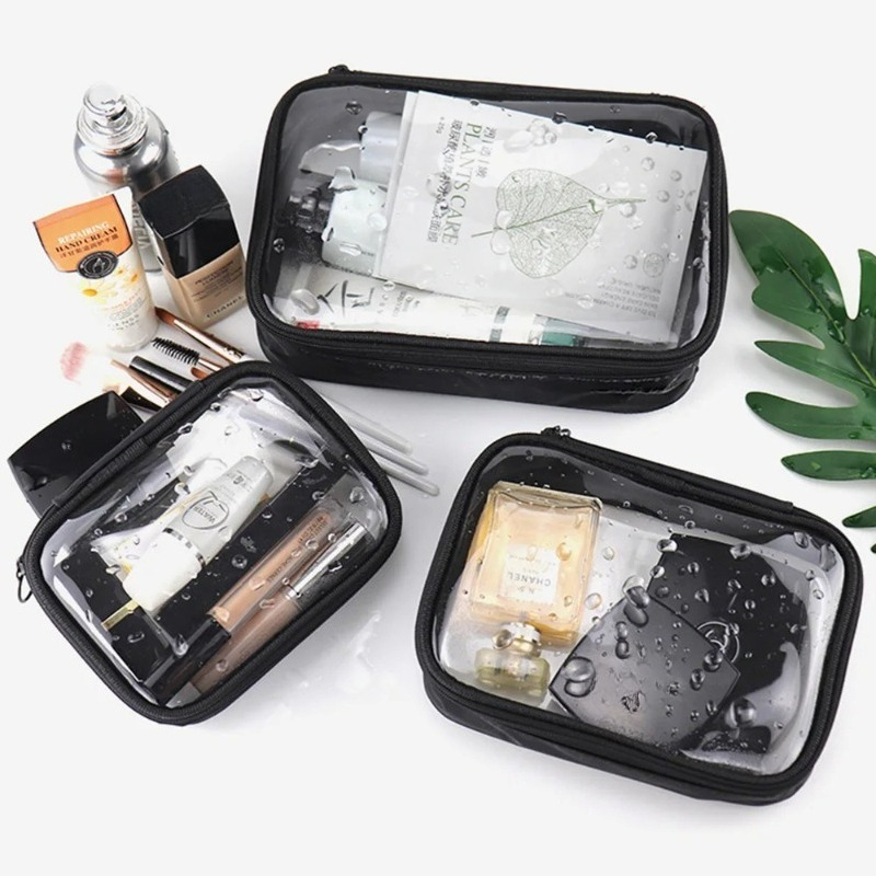 Bolsa de maquiagem transparent - Travel Accessories Toiletry Bag avaliação e preço