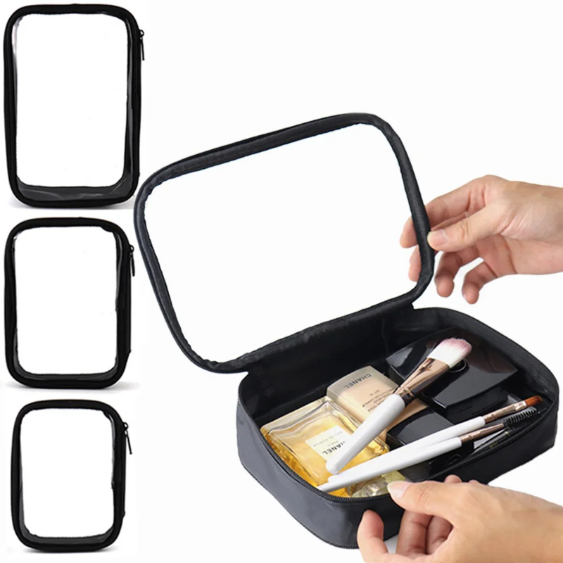 Bolsa de maquiagem transparent - Travel Accessories Toiletry Bag avaliação e preço