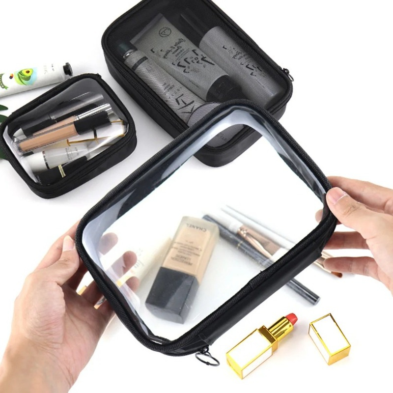 Bolsa de maquiagem transparent - Travel Accessories Toiletry Bag avaliação e preço