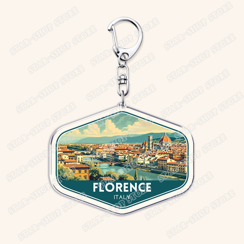 Chaveiros Vintage de Destinos  - Travel Accessories Rome avaliação e preço