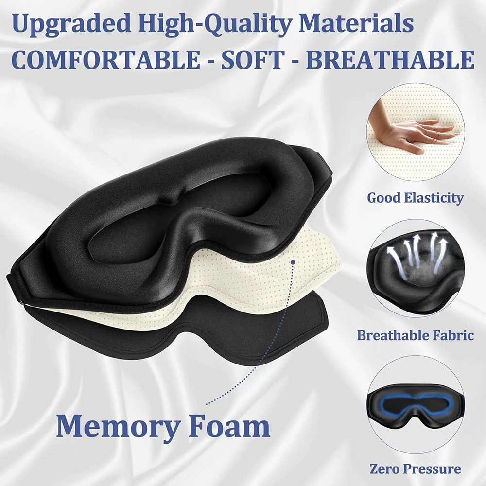 Máscara de Olhos 3D, Confortáv - Eye Mask Sleep Travel avaliação e preço