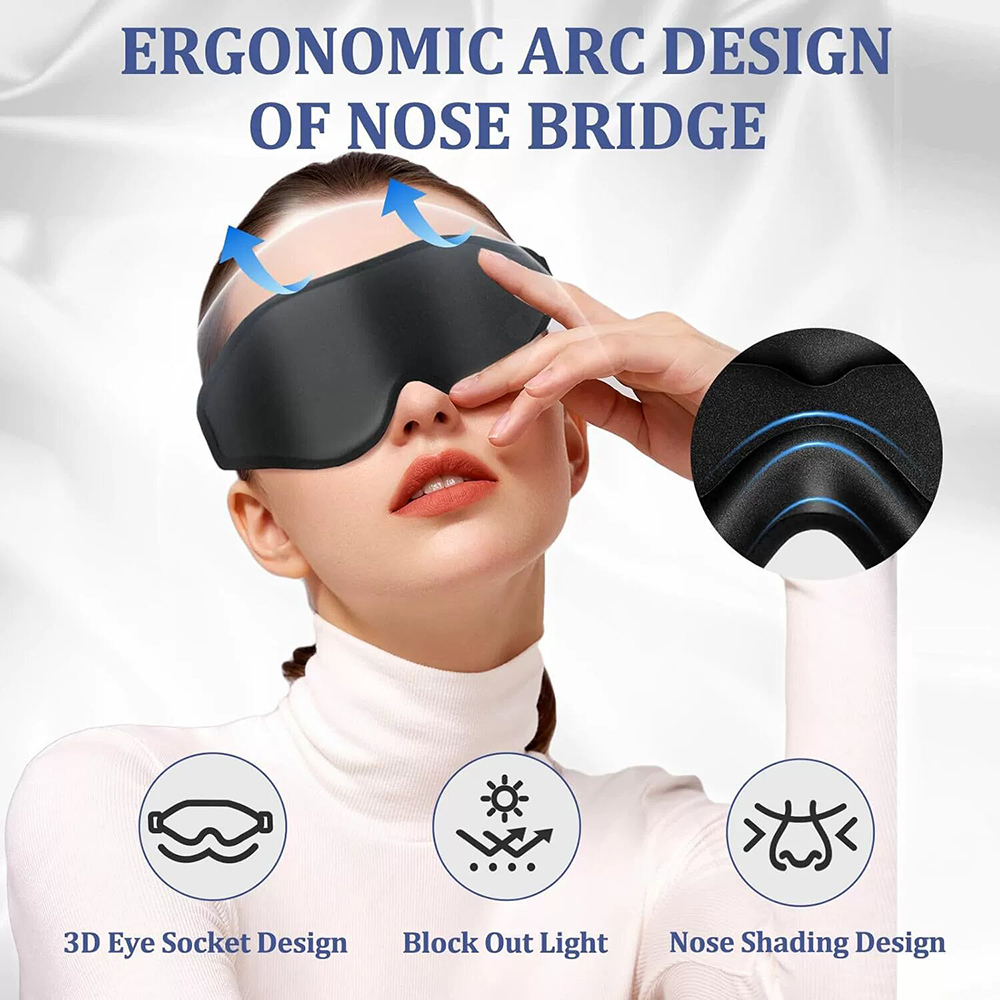 Máscara de Olhos 3D, Confortáv - Eye Mask Sleep Travel avaliação e preço