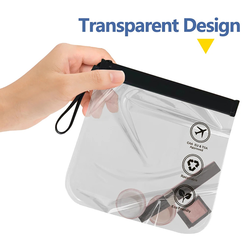 【Novo】Bolsa de viagem transpar - Travel Accessories Toiletry Bag avaliação e preço