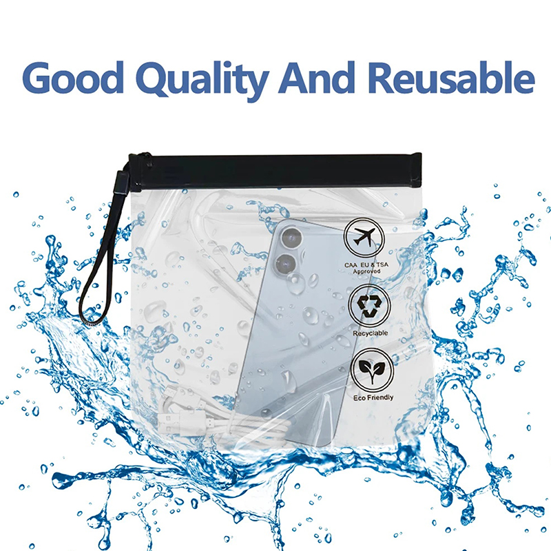 【Novo】Bolsa de viagem transpar - Travel Accessories Toiletry Bag avaliação e preço