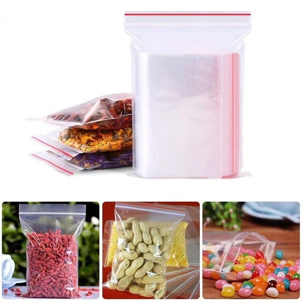 100-1000 unidades de sacos tra - Travel Ziplock Bags avaliação e preço