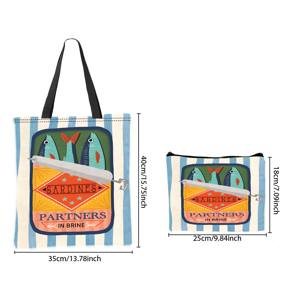 Sardina parceiros gráfico bols - Travel Accessories Bag avaliação e preço