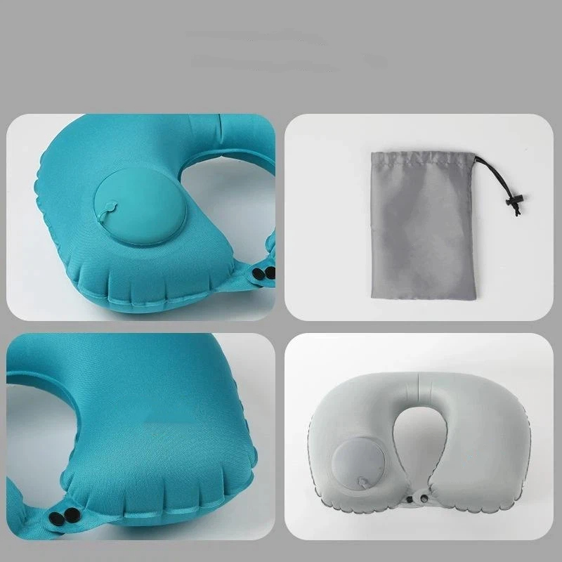Almofada inflável portátil par - Travel Accessories Pillow avaliação e preço